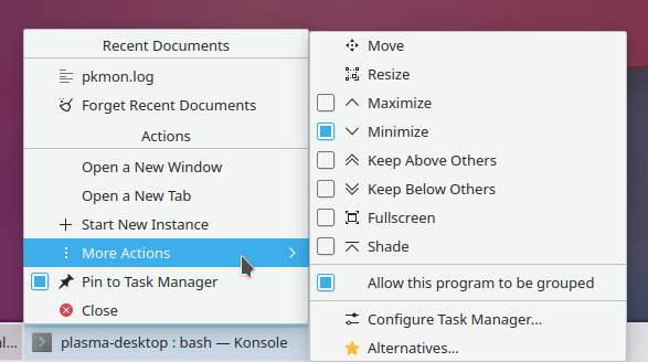 KDE Plasma 5.16 ще дава възможност за влизане в UEFI при рестарт 9
