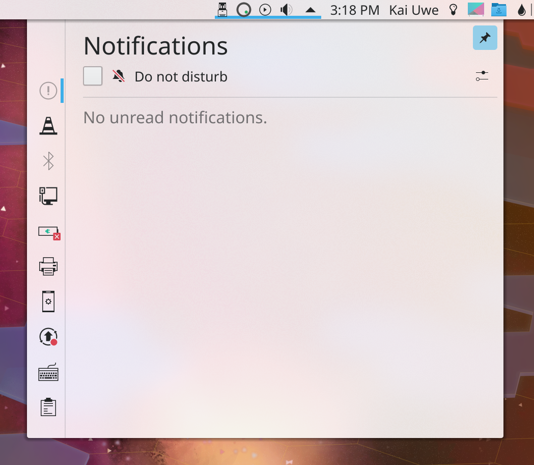 Notification plasmoid là thành phần tuyệt vời trong Giao diện KDE và giúp người dùng dễ dàng quản lý thông báo của mình. Hãy xem hình ảnh để khám phá thêm về các tính năng và hiệu ứng hấp dẫn của Notification plasmoid trên KDE! 